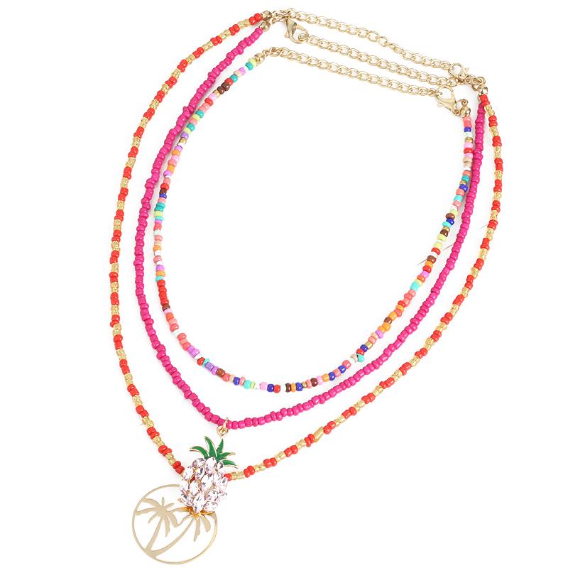 3PCS Bohemian Bead Necklace Pineapple Star Handmade Colorful Beaded Necklace Boho Pendant Jewellery Accessories
3PCS Bohemian Bead Necklace Pineapple Star Handmade Colorful Beaded Necklace Boho Pendant Jewellery Accessories