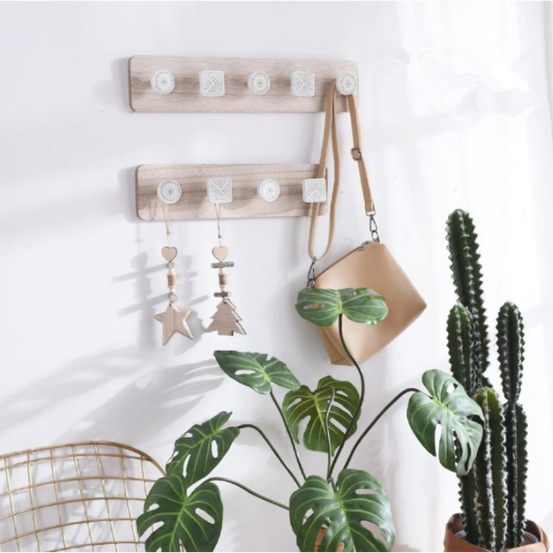 Wooden hook Nordic Modern Simple coat hook bedroom shop decoration Wall Clothes Bag Headphone Key Hanger Home Decoration
Wooden hook Nordic Modern Simple coat hook bedroom shop decoration Wall Clothes Bag Headphone Key Hanger Home Decoration