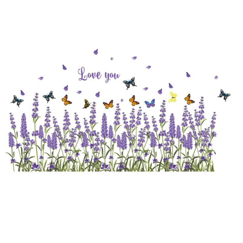 New DIY Wall Sticker Lavender Wallpapers All- Style Art Mural Waterproof Bedroom Wall Stickers Home Decor Backdrop
New DIY Wall Sticker Lavender Wallpapers All- Style Art Mural Waterproof Bedroom Wall Stickers Home Decor Backdrop