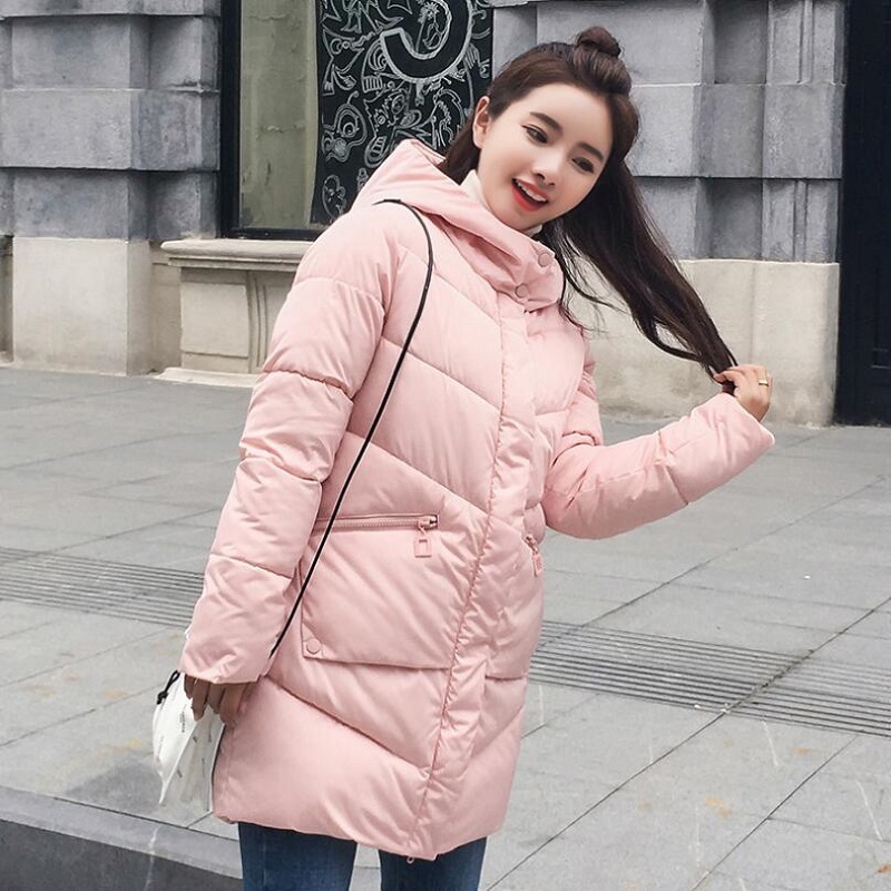 Parkas New Winter Jacket Women Coats Hooded Jaqueta Feminina Female Parka Thick Cotton Padded Lining Winter Coat Women 201019