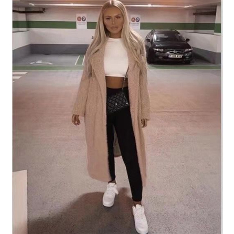 Faux Teddy Coat Women Autumn Winter Casual Plus Size Long Jacket Female Thick Warm Outwear Oversize Fur mujer chaqueta 201214