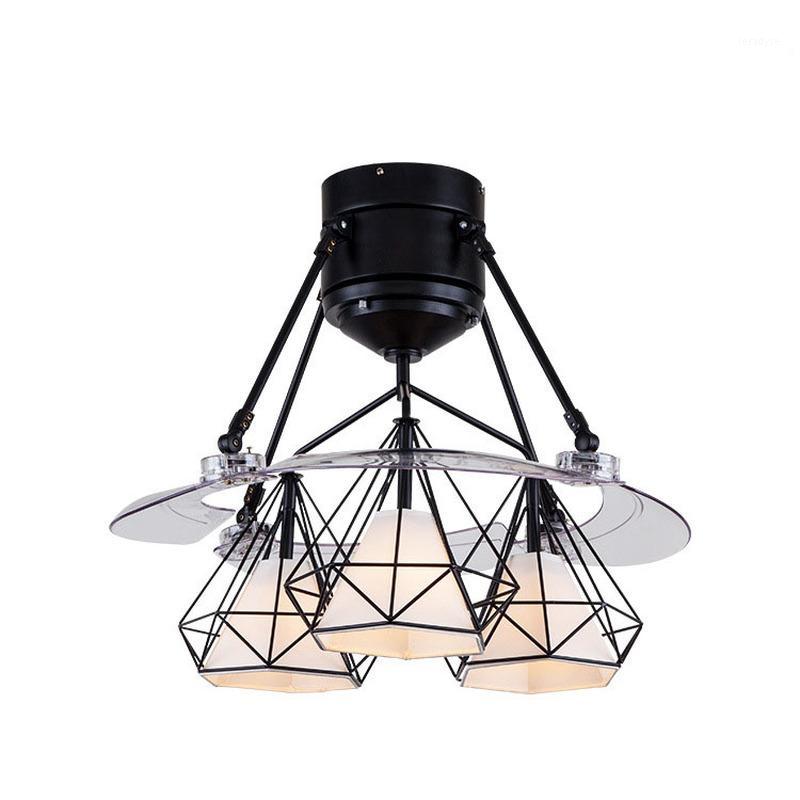 LED ceiling Fans with Lights Simple Bedroom Lamp Creative Diamond Personality Post Modern Restaurant Fan Light1
LED ceiling Fans with Lights Simple Bedroom Lamp Creative Diamond Personality Post Modern Restaurant Fan Light1