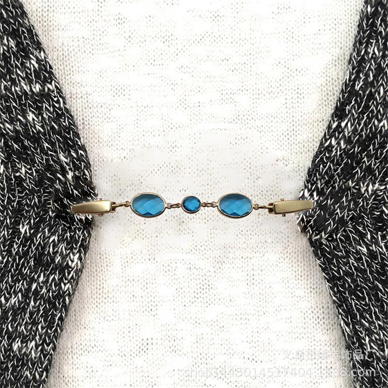 Fashion Women Crystal Rhinestone Sweater Shawl Clips Cardigan Collar Metal Pin Brooch Clip Holder Wedding Christmas Gift
Fashion Women Crystal Rhinestone Sweater Shawl Clips Cardigan Collar Metal Pin Brooch Clip Holder Wedding Christmas Gift