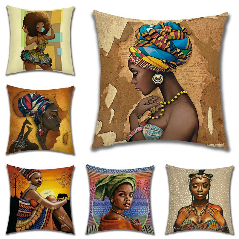 African Girl Lady Oil Painting Black Women Home Art Decoration Sofa Throw Pillow Case Cotton Linen Cushion Cover decorative
African Girl Lady Oil Painting Black Women Home Art Decoration Sofa Throw Pillow Case Cotton Linen Cushion Cover decorative
