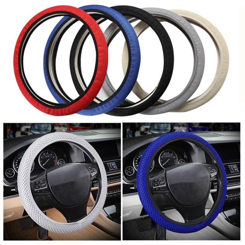 Steering Wheel Covers 38cm Four Seasons Car Cover Breathable Sandwich Fabric Universal Protector Styling
Steering Wheel Covers 38cm Four Seasons Car Cover Breathable Sandwich Fabric Universal Protector Styling