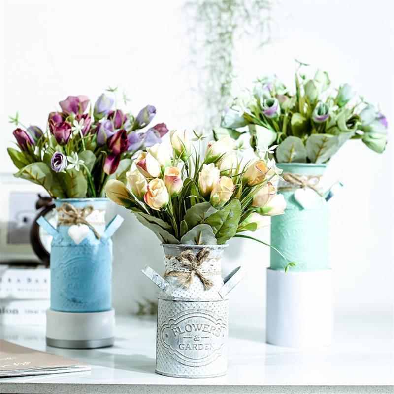 Simple Iron Vase Flower Pot Planter Pastoral Style Crafts Table Garden Ornaments Home Decoration1
Simple Iron Vase Flower Pot Planter Pastoral Style Crafts Table Garden Ornaments Home Decoration1