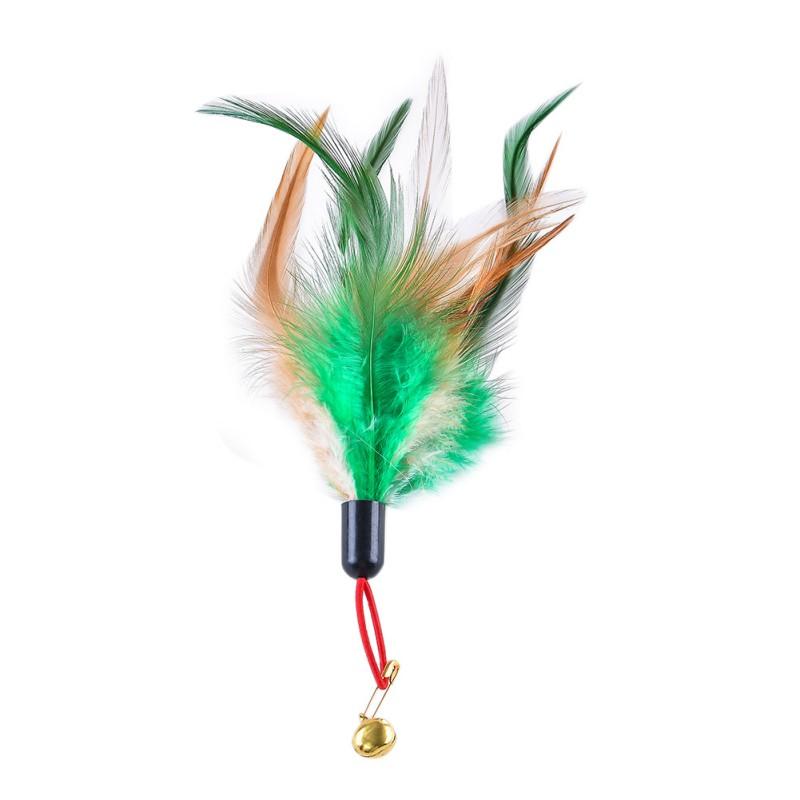5Pcs Cat Teaser Wand Refills Chicken Feathers Replacement With Bell Interactive Kitten Toy
5Pcs Cat Teaser Wand Refills Chicken Feathers Replacement With Bell Interactive Kitten Toy