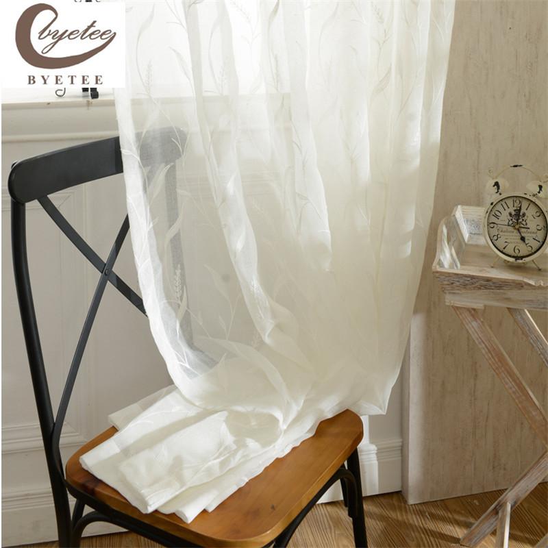 byetee} Curtain Fabrics Living Room Bedroom Embroidered White Tulle Kitchen Window Sheer Organza Voile Curtains Doors For
byetee} Curtain Fabrics Living Room Bedroom Embroidered White Tulle Kitchen Window Sheer Organza Voile Curtains Doors For
