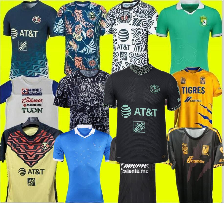 Size S-4XL liga mx 21 22 Club America Soccer Jerseys leon third 2021 2022 2023 mexico Léon Tijuana Tigres UNAM Chivas Guadalajara Cruz Azul Football Shirts, Blue
Size S-4XL liga mx 21 22 Club America Soccer Jerseys leon third 2021 2022 2023 mexico Léon Tijuana Tigres UNAM Chivas Guadalajara Cruz Azul Football Shirts, Blue