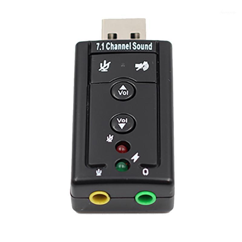 External USB Sound Card 7.1 Channel 3D Audio Adapter 3.5mm Headset MIC Replacement for PC Desktop Notebook1
External USB Sound Card 7.1 Channel 3D Audio Adapter 3.5mm Headset MIC Replacement for PC Desktop Notebook1