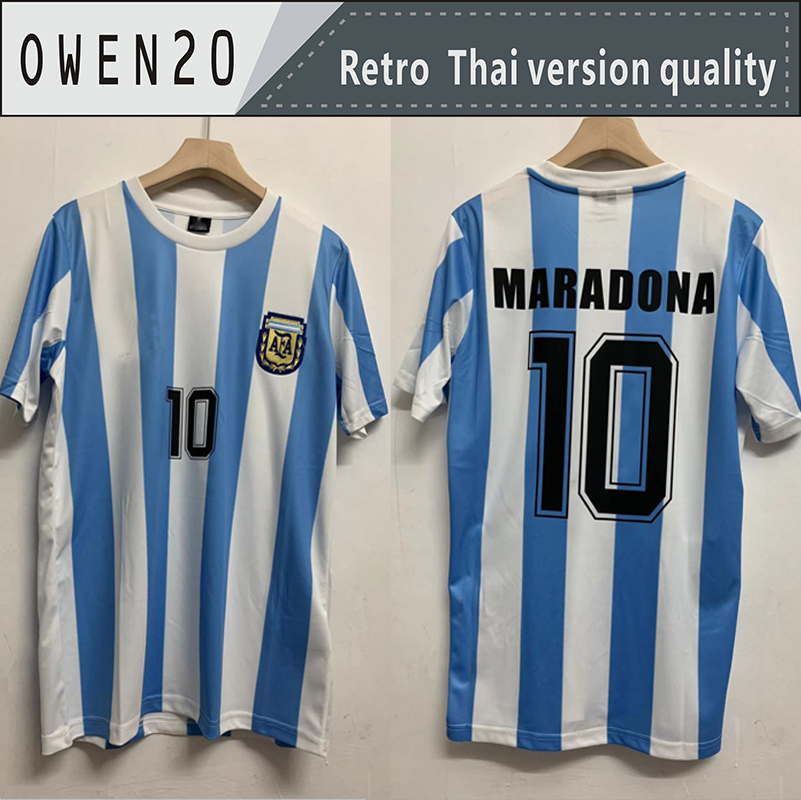 1986 Argentina Retro Soccer Jersey 86 Maradona Vintage Classic 1978 Argentina Maradona 78 Football Shirts Maillot Camisetas Football Shirt, 1986 home
1986 Argentina Retro Soccer Jersey 86 Maradona Vintage Classic 1978 Argentina Maradona 78 Football Shirts Maillot Camisetas Football Shirt, 1986 home