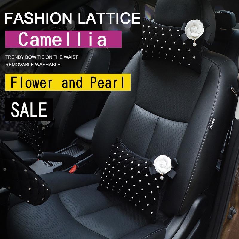 Seat Cushions Camellia Pearl Plush Pillow Car Head Neck Waist Supports Flower Rest Back Lumbar For Girls Women
Seat Cushions Camellia Pearl Plush Pillow Car Head Neck Waist Supports Flower Rest Back Lumbar For Girls Women