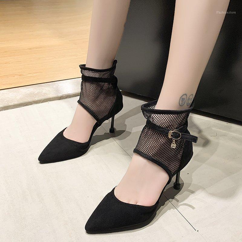 Rimocy Sexy Hollow Out Mesh Summer Ankle Boots for Women 2020 Fashion Buckle High Heels Boots Woman Pointed Toe Botas Mujer1, Beige
Rimocy Sexy Hollow Out Mesh Summer Ankle Boots for Women 2020 Fashion Buckle High Heels Boots Woman Pointed Toe Botas Mujer1, Beige