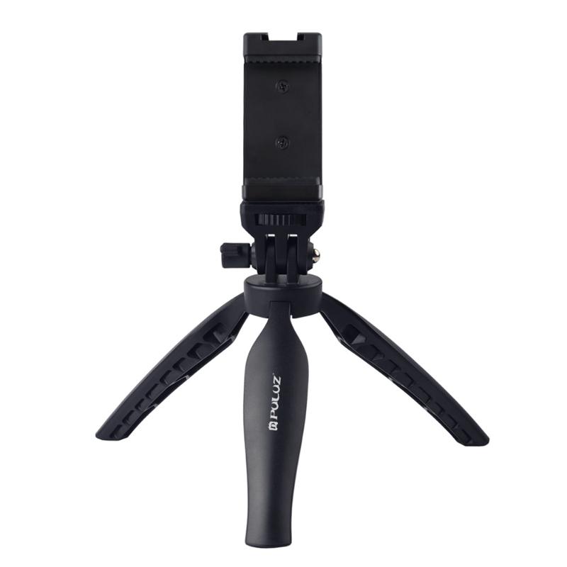 PULUZ Mini Portable Desk Plastic Stand Handheld Tripod Mount with Phone Clamp & Adjusting Tripod Head for Smartphones
PULUZ Mini Portable Desk Plastic Stand Handheld Tripod Mount with Phone Clamp & Adjusting Tripod Head for Smartphones