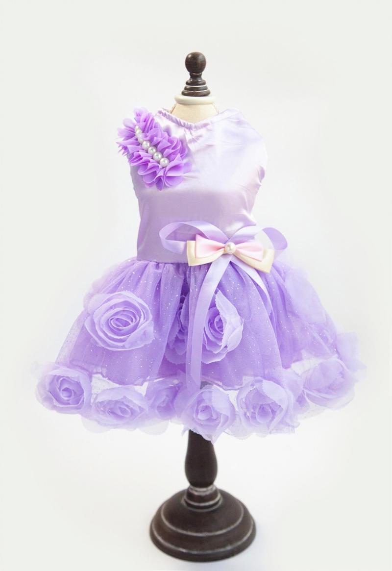 Luxury Rose Pet Clothes Summer Dog Princess Wedding Dress Tutu Skirt For Small Dog Clothes Pink/Purple, Sunflower
Luxury Rose Pet Clothes Summer Dog Princess Wedding Dress Tutu Skirt For Small Dog Clothes Pink/Purple, Sunflower