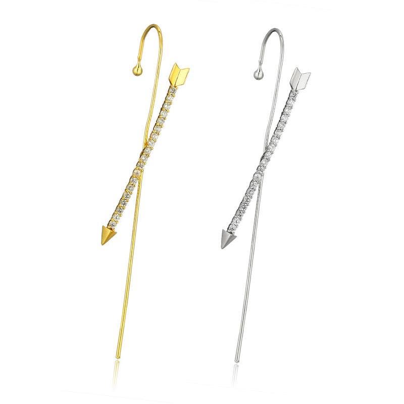 New Ear Needle Wrap Crawler Hook Earrings for Women Surround Auricle Diagonal Inlaid Zircon Piercing Stud Earring/1 Pc FL3047
New Ear Needle Wrap Crawler Hook Earrings for Women Surround Auricle Diagonal Inlaid Zircon Piercing Stud Earring/1 Pc FL3047