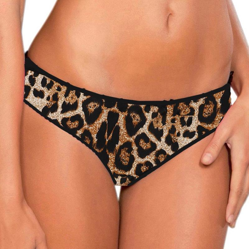 Women Leopard Lace Lingerie G-string Briefs Underwear Panties T string Thongs Fashionable leopard design high-quality underwear, Brown
Women Leopard Lace Lingerie G-string Briefs Underwear Panties T string Thongs Fashionable leopard design high-quality underwear, Brown