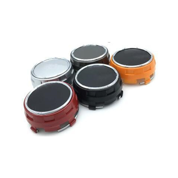 4pcs Wheel Covers Hub Cap Center Cover Diameter 75mm 4 Color High Feet Hubcap