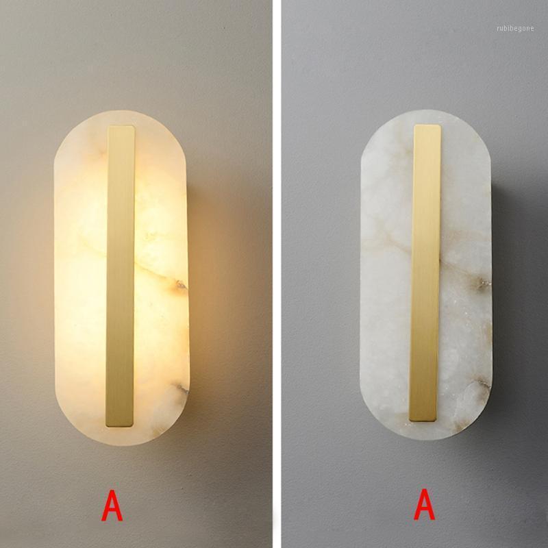 nordic design marble wall lights copper wandlamp AC110V 220v gold living room decoration bedside lamp1
nordic design marble wall lights copper wandlamp AC110V 220v gold living room decoration bedside lamp1