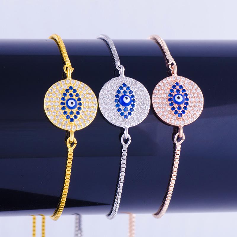 Hot Selling Jewelry Shining Zircon Evil Eye Bracelets Bangles Handmade Copper Micro Pave Square Chain Friendship Bracelets Gifts, Golden;silver
Hot Selling Jewelry Shining Zircon Evil Eye Bracelets Bangles Handmade Copper Micro Pave Square Chain Friendship Bracelets Gifts, Golden;silver