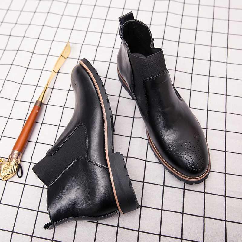 Winter Shoes Men Fashion Leather Ankle Boots Men Classic Vintage with Fur Warm Shoes Motorcycle Boots Male HX-1021, Brown
Winter Shoes Men Fashion Leather Ankle Boots Men Classic Vintage with Fur Warm Shoes Motorcycle Boots Male HX-1021, Brown