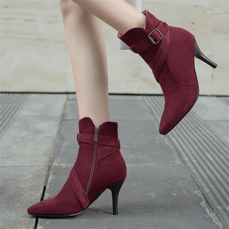 PXELENA Elegant Fashion Pointed Toe Thin High Heels Office Lady Party Dating Ankle Boots Woman Short Boots Faux Suede Plus Size1, Black
PXELENA Elegant Fashion Pointed Toe Thin High Heels Office Lady Party Dating Ankle Boots Woman Short Boots Faux Suede Plus Size1, Black