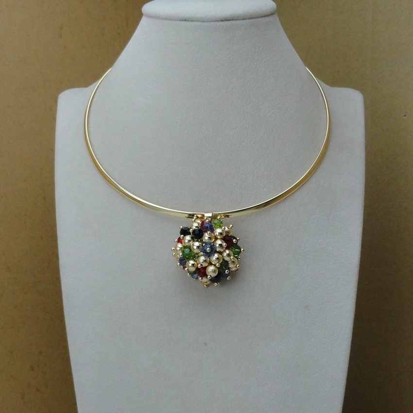 Yuminglai African Fashion Jewelry Sets Multi Color Jewelry Dubai Costume Jewelry for Women FHK9930 201222