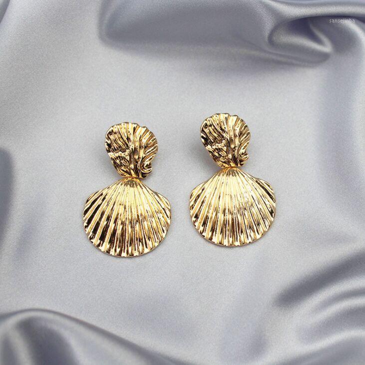 Dangle & Chandelier Luxury Golden Metal Shell Shape Drop Earrings Fashionable Ins Style High Quality Elegant Sell Fashion Jewelry
Dangle & Chandelier Luxury Golden Metal Shell Shape Drop Earrings Fashionable Ins Style High Quality Elegant Sell Fashion Jewelry