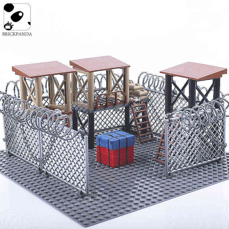Military Sentry Airdrop Parts Barbed Wire Walking Deads Cell Building Blocks DIY Accessory Iron Chain Bricks Creator Toy for Kid AA220303
Military Sentry Airdrop Parts Barbed Wire Walking Deads Cell Building Blocks DIY Accessory Iron Chain Bricks Creator Toy for Kid AA220303