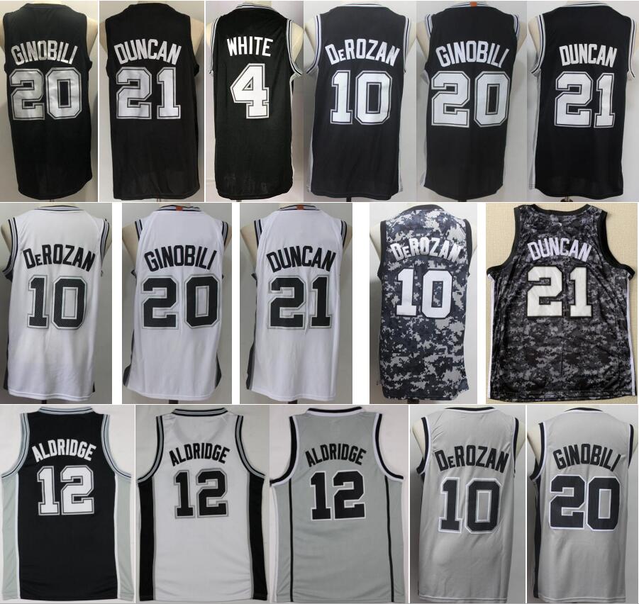 Men Basketball LaMarcus Aldridge Jersey 12 DeMar DeRozan 10 Manu Ginobili 20 Derrick White 4 City Earned Edition Black White Grey Stitched, 4 black
Men Basketball LaMarcus Aldridge Jersey 12 DeMar DeRozan 10 Manu Ginobili 20 Derrick White 4 City Earned Edition Black White Grey Stitched, 4 black