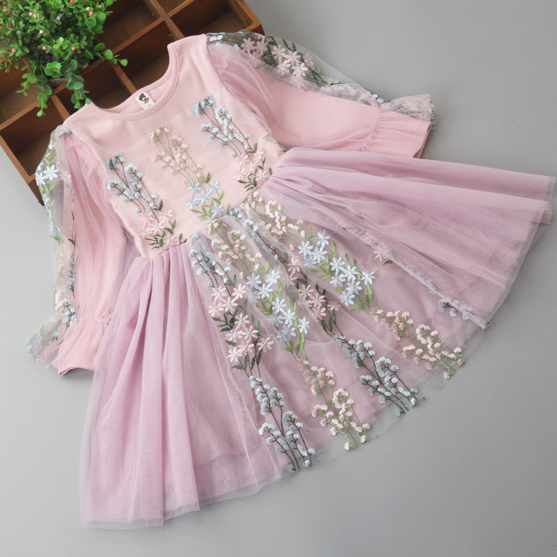 2021 New Lace Princess Autumn Long Sleeve Flowers Embroidery Tulle Tutu Party Pageant Es for Girls 3-9yclothes C7eh, Pink
2021 New Lace Princess Autumn Long Sleeve Flowers Embroidery Tulle Tutu Party Pageant Es for Girls 3-9yclothes C7eh, Pink