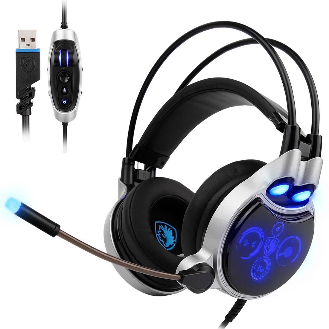 SADES SA908 Physical 71 Surround USB Interface Vibration Volume Control Gaming Headset Cable Length about 3m For PC Laptops Computers PS4 i 
SADES SA908 Physical 71 Surround USB Interface Vibration Volume Control Gaming Headset Cable Length about 3m For PC Laptops Computers PS4 i