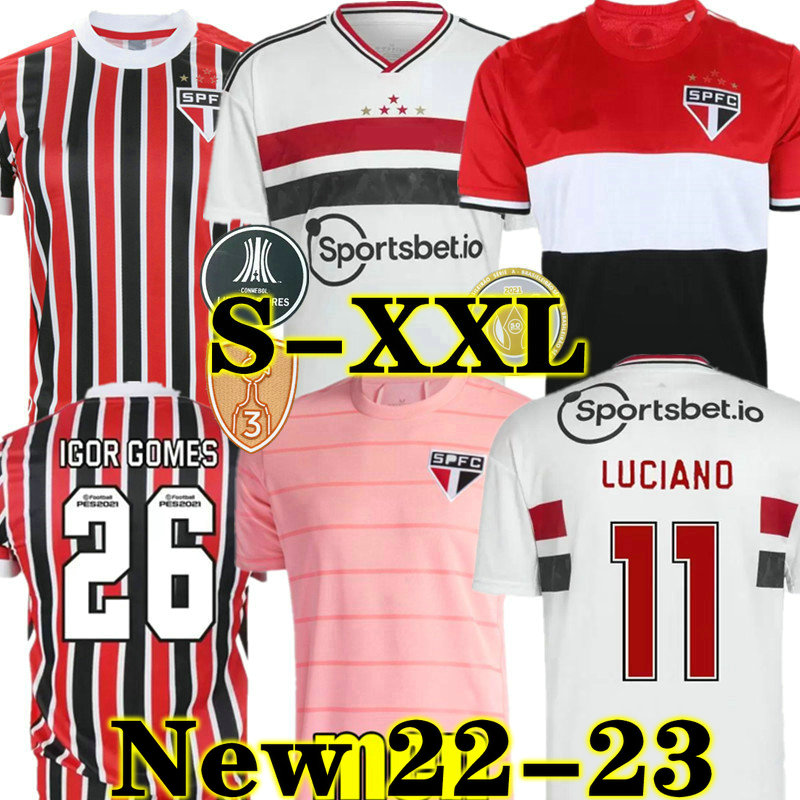 DANI ALVES PATO 21 22 23 Sao Paulo Soccer Jersey third away black red 2022 2023 Hernanes Club Home white football shirt J. Rojas Luan Gabriel, Women 
DANI ALVES PATO 21 22 23 Sao Paulo Soccer Jersey third away black red 2022 2023 Hernanes Club Home white football shirt J. Rojas Luan Gabriel, Women