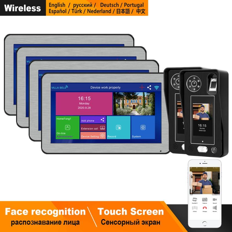 Homefong IP Doorbell WIFI Video Intercom Wireless Face Recognition Intercom System Kits Touch Screen Support Smart Phone Control
Homefong IP Doorbell WIFI Video Intercom Wireless Face Recognition Intercom System Kits Touch Screen Support Smart Phone Control