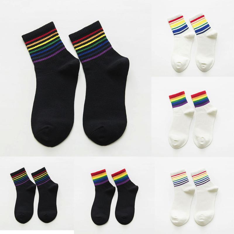 Fashionable Winter New Unisex Cotton Rainbow Striped Socks Xmas Fashion Warm Chrismas Sweet and lovely, warm and comfortable
Fashionable Winter New Unisex Cotton Rainbow Striped Socks Xmas Fashion Warm Chrismas Sweet and lovely, warm and comfortable