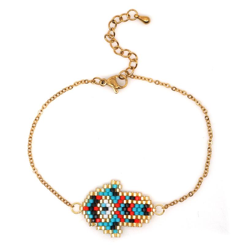 Go2boho Miyuki Hamsa Hand Bracelet For Women Adjustable Gold Link Chain Jewellery Handmade Fashion Jewelry Lucky Eye Bracelets
Go2boho Miyuki Hamsa Hand Bracelet For Women Adjustable Gold Link Chain Jewellery Handmade Fashion Jewelry Lucky Eye Bracelets