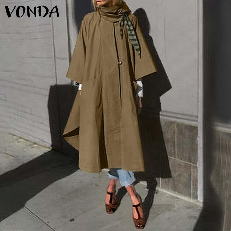 2020 Casual 3/4 Sleeves O Neck Solid Jackets Autumn Cotton Long Coats Loose Fashion Outerwear Kleid Plus Size Women Coats, Black
2020 Casual 3/4 Sleeves O Neck Solid Jackets Autumn Cotton Long Coats Loose Fashion Outerwear Kleid Plus Size Women Coats, Black