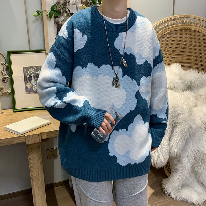 Blouse 2021 Men's Autumn Thin New Pure Retro Cloud Mesh Sweater Male Clothing PCME, Blue
Blouse 2021 Men's Autumn Thin New Pure Retro Cloud Mesh Sweater Male Clothing PCME, Blue