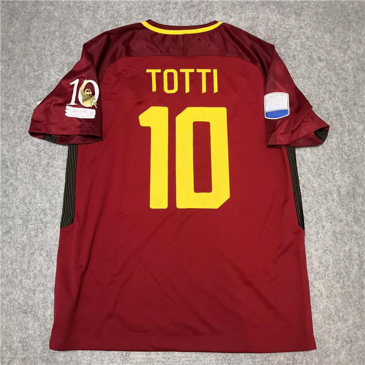 Top 2017 2018 Retro AS Roma soccer jersey TOTTI DE ROSSI DZEKO NAINGGOLAN 17/18 football Sports shirt, Black;yellow
Top 2017 2018 Retro AS Roma soccer jersey TOTTI DE ROSSI DZEKO NAINGGOLAN 17/18 football Sports shirt, Black;yellow