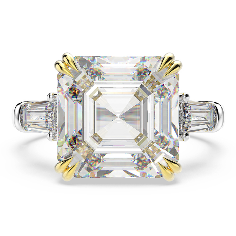 OEVAS 100% 925 Sterling Silver Created Citrine Diamonds Gemstone Wedding Engagement Ring Fine Jewelry Gift Wholesale 220217