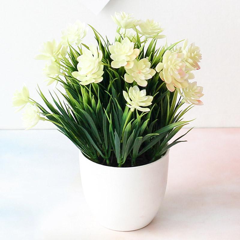 White Artificial Potted Flowers Wedding Home Office Garden Decor Craft DIY Gifts Fake Bonsai Plant1, Blue
White Artificial Potted Flowers Wedding Home Office Garden Decor Craft DIY Gifts Fake Bonsai Plant1, Blue