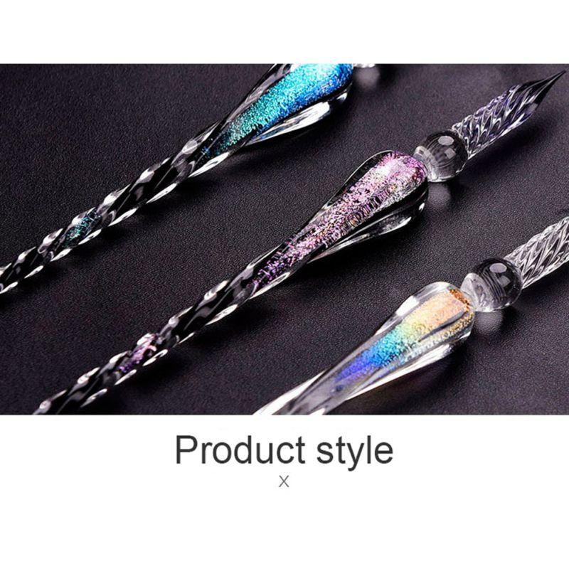 Christmas Gift Crystal Glass Dip Pen For Art Writing Handmade Drawing Signatures Calligraphy Decoration Gift Happy New Year
Christmas Gift Crystal Glass Dip Pen For Art Writing Handmade Drawing Signatures Calligraphy Decoration Gift Happy New Year