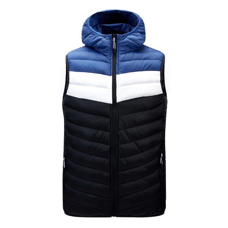 Autumn and winter men's hooded jacket stitching cotton thin cotton men's clothing, Black
Autumn and winter men's hooded jacket stitching cotton thin cotton men's clothing, Black