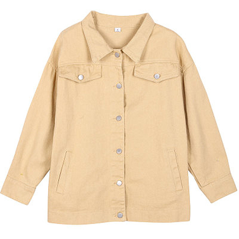 New Spring 2020 Jacket Jungle Jeans Loose Harajuku Wardrobe Miss Long Lapela Single-breasted Big Size of Women Clothes X55m IGQI, Black
New Spring 2020 Jacket Jungle Jeans Loose Harajuku Wardrobe Miss Long Lapela Single-breasted Big Size of Women Clothes X55m IGQI, Black