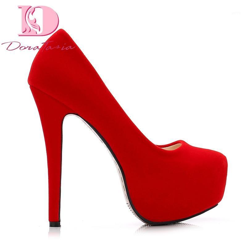 Doratasia Big Size 44 Classic High Heels inner Platform Shoes Woman Sexy Party Wedding Flock Red Women Shoes Pumps1, Black
Doratasia Big Size 44 Classic High Heels inner Platform Shoes Woman Sexy Party Wedding Flock Red Women Shoes Pumps1, Black
