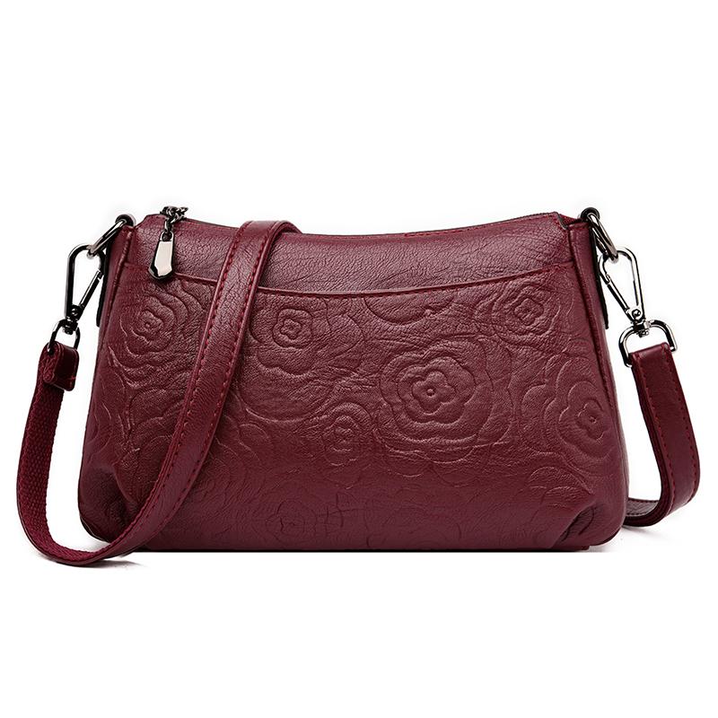Women Soft Leather Handbags Zipper High Quality Flowers Crossbody Bag for Women Messenger Bags Female Shoulder Bag Designer Sac, Black
Women Soft Leather Handbags Zipper High Quality Flowers Crossbody Bag for Women Messenger Bags Female Shoulder Bag Designer Sac, Black