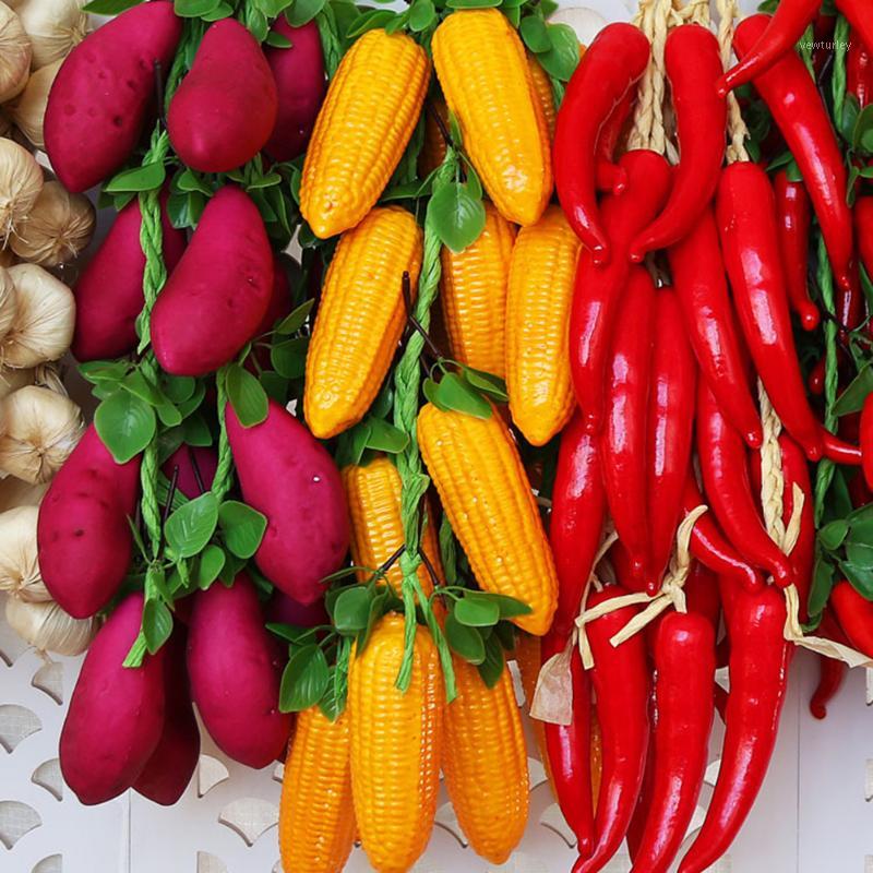 DIY Fake Fruit Simulation Corn Chili Strings Vegetable Foam Model Farmhouse Hotel Decoration Photography Prop Wall Decor Pendant1, A7
DIY Fake Fruit Simulation Corn Chili Strings Vegetable Foam Model Farmhouse Hotel Decoration Photography Prop Wall Decor Pendant1, A7