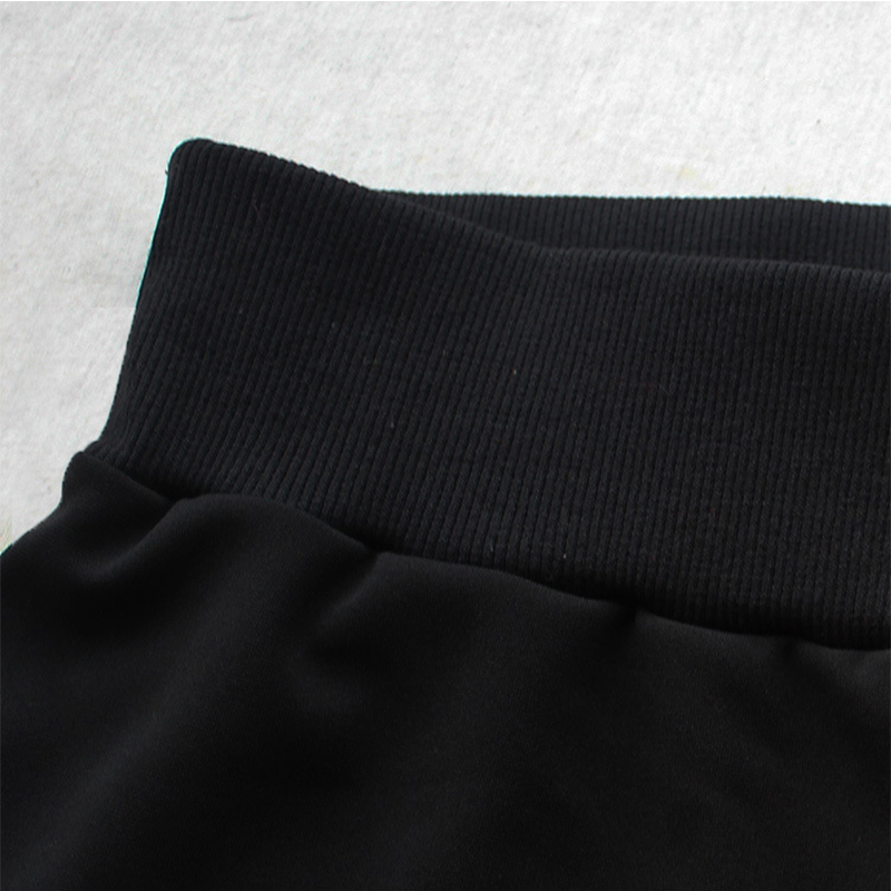 UUG Large Size Women's Straight Pants Autumn Elastic High Waist Trousers Plus Size 4xl 3XL XXL Ladies Pants Black Spring Pants 201106