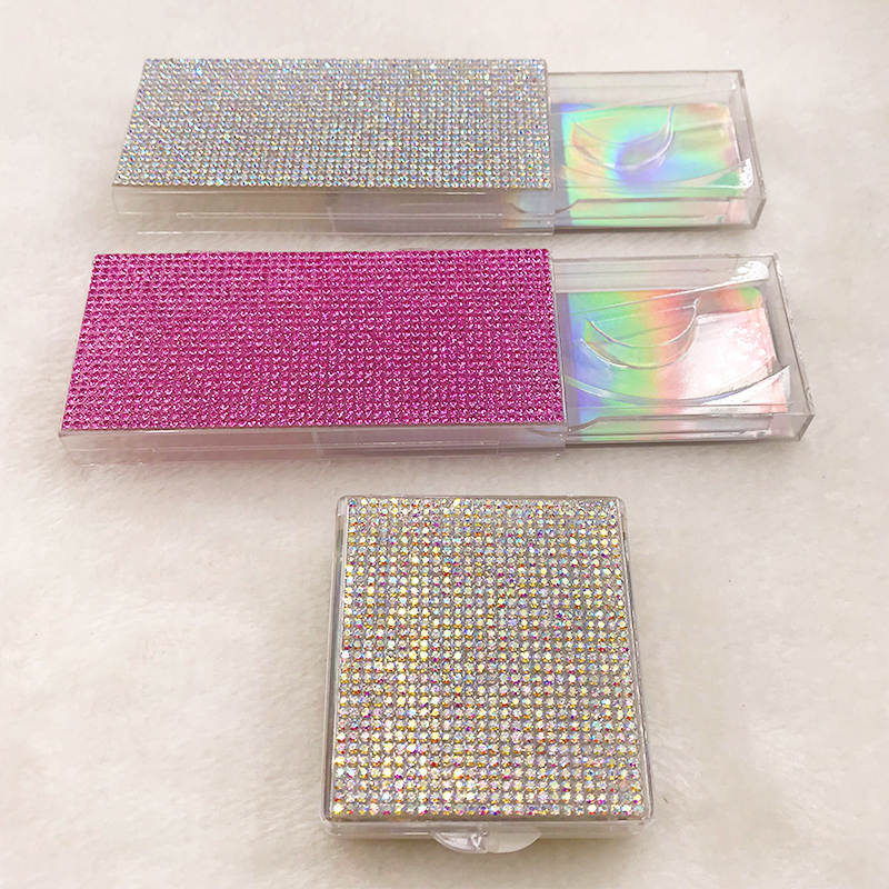 Glitter Rhinestone Lash Case 3D Mink Eyelashes Empty Custom Packaging Box Glitter Rhinestone Lashes Cases Without Eyelash
Glitter Rhinestone Lash Case 3D Mink Eyelashes Empty Custom Packaging Box Glitter Rhinestone Lashes Cases Without Eyelash