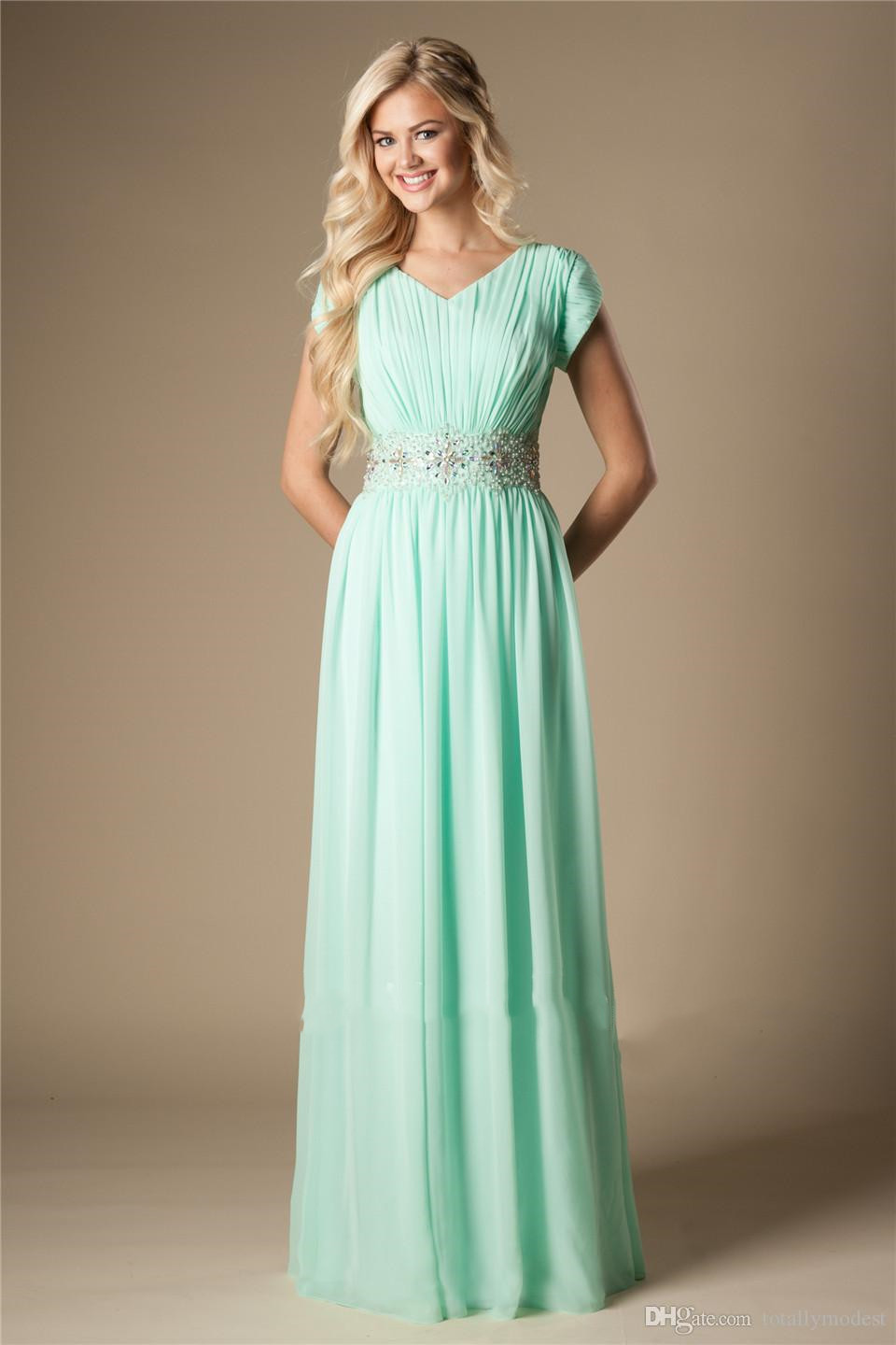 Mint Beaded Chiffon Modest Bridesmaid Dresses With Cap Sleeves Long A-line Wedding Guests Dresses Formal Evening Maids of Honor Dresses
Mint Beaded Chiffon Modest Bridesmaid Dresses With Cap Sleeves Long A-line Wedding Guests Dresses Formal Evening Maids of Honor Dresses
